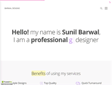 Tablet Screenshot of barwaldesigns.com